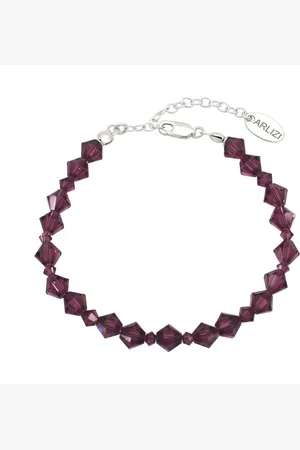 ARLIZI 2171 Armband paars Swarovski kristal - sterling - 21 cm
