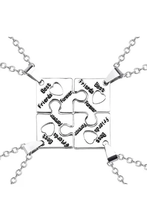 Kasey Vriendschapsketting - BFF ketting - Puzzelstukje met hartje