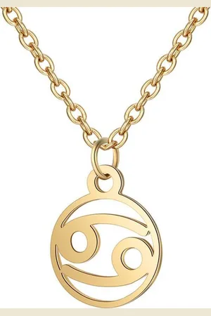 Amodi 24/7 Jewelry Collection Kreeft Ketting - Cirkel - Sterrenbeeld - Horoscoop