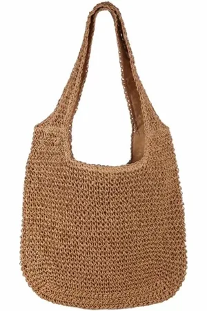 Merkloos Schoudertas Dames Rotan - /Khaki