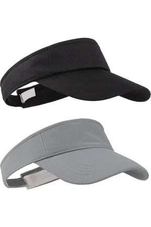 Merkloos Instelbare zonnebescherming baseball golf pet voor tieners met vizier - Unisex