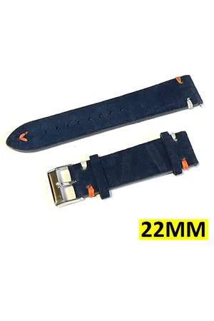 Merkloos Suede Horloge Band - Horlogebandje - Nato Strap - Universeel - 22MM