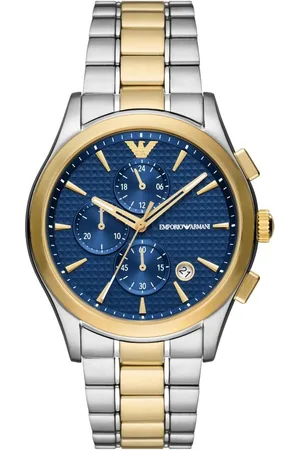 Emporio Armani AR11579 Mannen Horloge 42 mm - Zilverkleurig