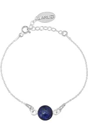 ARLIZI 2289 Armband blauw lapis lazuli cabochon - sterling - 20 cm