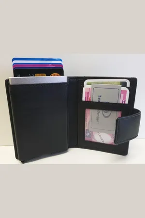 LEATHER DESIGN Billfold & Cardholder - zonder kleingeld