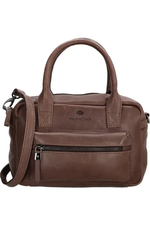 MicMacbags Everyday Crossbody Schoudertas Handtas - - Leer