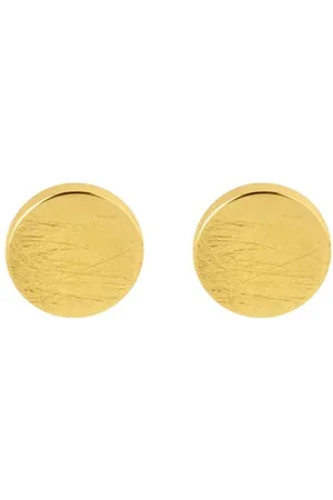 JUULRY Matte Goud Plated Kleine Oorknopjes 3MM