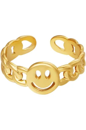 Yehwang RVS Ring Smiley - - Ring - One size
