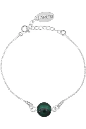 ARLIZI 2180 Armband groen malachiet - sterling - 20 cm