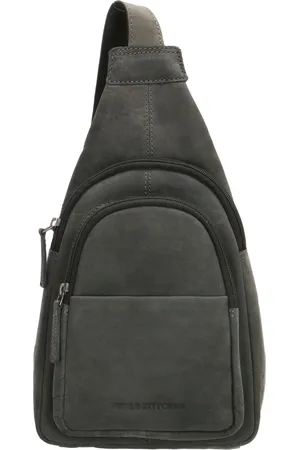 Hide & Stitches Idaho Premium Crossbody Schoudertas - - 100% Leer