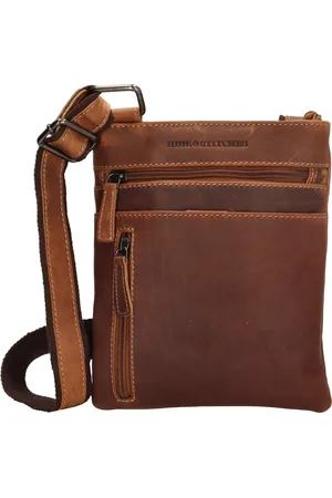 Hide & Stitches Japura Schoudertas - - 100% Leer