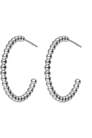 Zilver Oorringen Dames - Dames Oorringen - en Oorbellen - Hoepel - Silver Hoops Earrings - Amona Jewelry