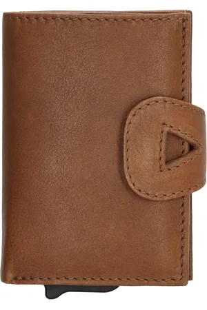 Hide & Stitches Daydreamer Safety Wallet - - 100% Leer