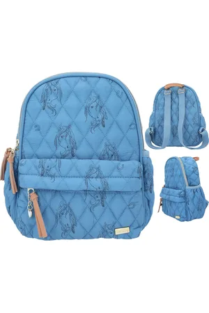 Depesche Miss Melody rugzak - BLUE QUILT