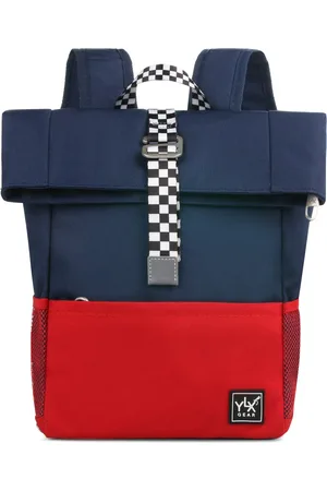 YLX Gear SALE: YLX Original rugzak voor kinderen. Marine & baksteen rood. Gemaakt van gerecycled plastic. Gerecyclede plastic flessen. Eco-vriendelijk. Schooltas - rugzak - meisjes - meiden - jongens - jongen - basisschool