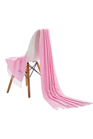 Emilie Scarves Pashmina sjaal Cashmere omslagdoek Roze - 200*63CM