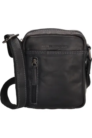 Hide & Stitches Japura Crossbody Schoudertasje - 100 % Leder - - 100% Leer
