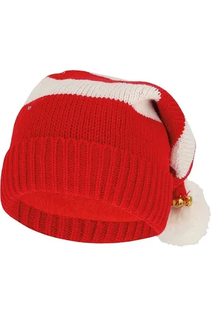 Apollo Kerstmuts - One Size - /Rood - Rode kerstmuts - Kerstmuts met lichtjes - Kerstmutsen