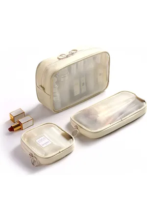 Fashion Favorite 3-in-1 Toilettas - | 22 x 14 x 6,5 cm | Polyester / Metaal |