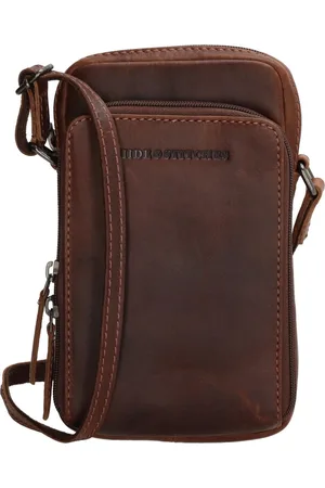 Hide & Stitches Japura Telefoontasje - - 100% Leer