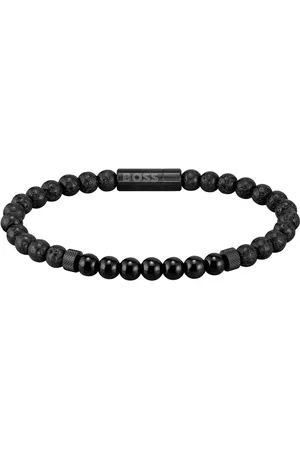 HUGO BOSS HBJ1580272 MIXED BEADS Heren Armband - Sieraad - Staal - 8 mm breed - 19 cm lang