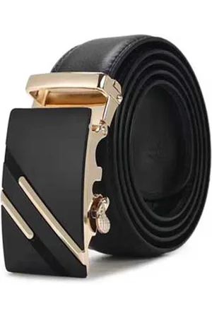 Merkloos Designer Broekriem - Kunstleer Deluxe - - Heren Riem - Broek Riem