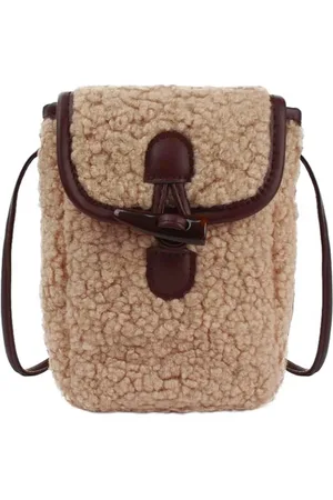Fashion Favorite Telefoon Tasje - Teddy Camel | Polyester | 20 x 16 x 5 cm |