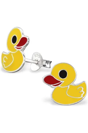 Montebello Princess Oorbellen Bennet - 925 Zilver E-Coating - Eendje - ∅11mm