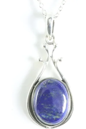 AsiAsia Zilveren hanger met lapis lazuli aan ketting