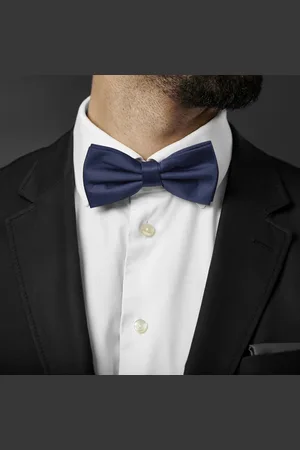 Merkloos Vlinderdassen - strik - Donker blauw