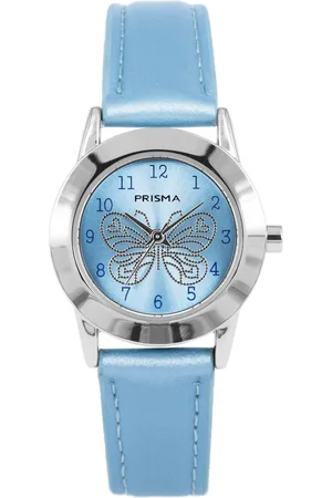 Coolwatch Prisma Horloge CW.184 Kids Butterfly Licht Blauw