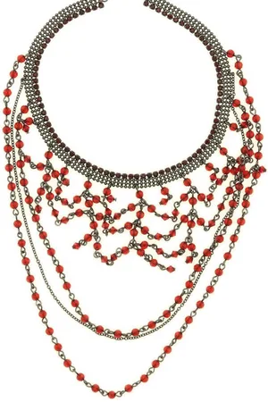 Behave Dames multi layer choker 30 cm