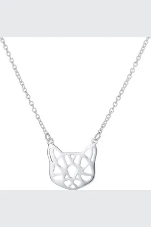 Amodi 24/7 Jewelry Collection Origami Kat Ketting - Poes