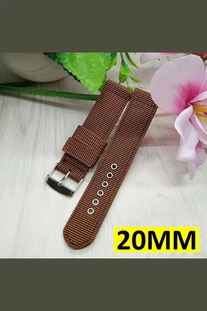 Merkloos Geweven Horloge Band - Horlogebandje - Nato Strap - Universeel - 20MM