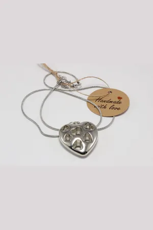 Fashion Jewelry Halsketting met opengewerkt hartje