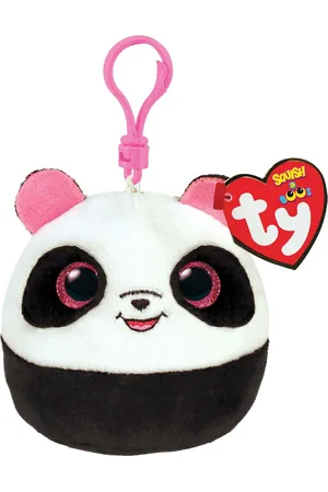 TY Squish a Boo Clips Bamboo Panda 8cm