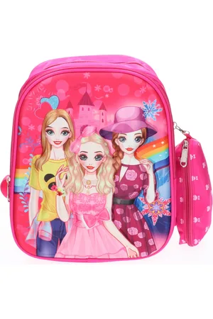 Kiddy 3D School Meisjes schooltas/RugZak roze print - Rugtas - Meisjes Schooltas - Schooltas - Boekentas - Meerdere Vakken - 2024