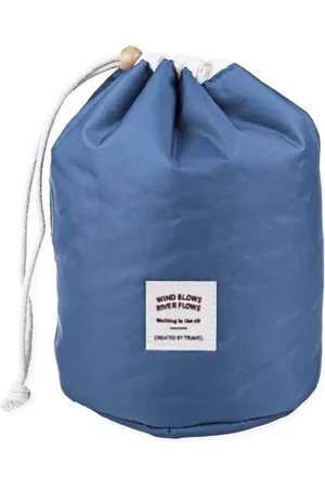 Merkloos Make up tas - Cosmetica Reistas - Reis Organizer – Make up Reistas – Toilet tas – Reistas / Toilettas | Blauw