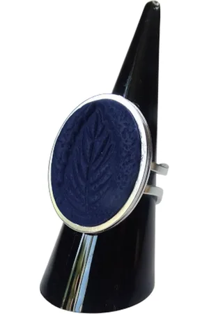 2 Love It Windsor - Ring - Verstelbaar in maat - Stainless steel - Polymeerklei - 18 x 25 mm - - Zilverkleurig
