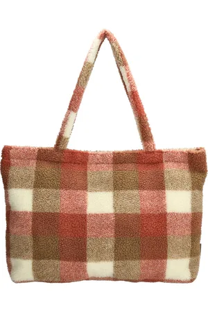 Beagles Navarra Teddy Grote Shopper Schoudertas Trendy Ruit - Tote Bag