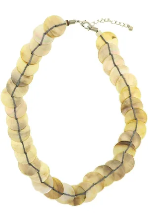 Behave Ketting bèige crème van schelpen 40 cm