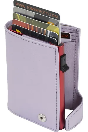 Tony Perotti Furbo RFID Creditcardhouder met papier- en kleingeldvak - container Rood