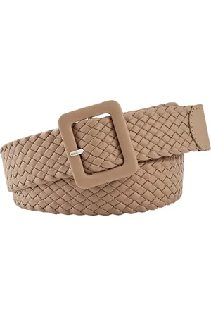 Fashion Favorite Faye Gevlochten Riem - | Riemmaat 90 cm | Lengte 105 x 4 cm | Kunstleder |