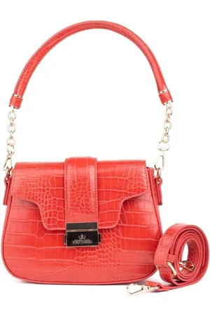 EGON VON FURSTENBERG LIYA 1122 croco dames luxe schoudertas / crossbody tas