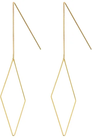 JUULRY Plated Hang oorbellen Met Lang Ruit