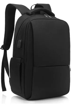 Merkloos Laptoprugzak met USB-oplaadpoort - heren - diefstalbeveiliging - 156 inch - reizen - zakelijk
