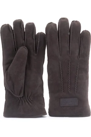 Warmbat Heren Handschoenen Goat Suede - Choco