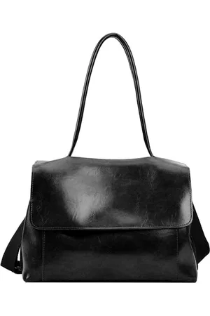 Merkloos Schoudertas Doris - vegan leer - compacte tas - crossbody tas - damestas - verstelbare schouderband