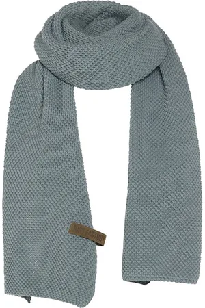 Knit Factory Jazz Gebreide Sjaal Dames & Heren - Groene Wintersjaal - Langwerpige sjaal - Wollen sjaal - Heren sjaal - Dames sjaal - - 200x30 cm