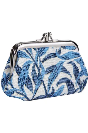 Signare Klipportemonnee - Gobelin - Willow Bough - Blauw
